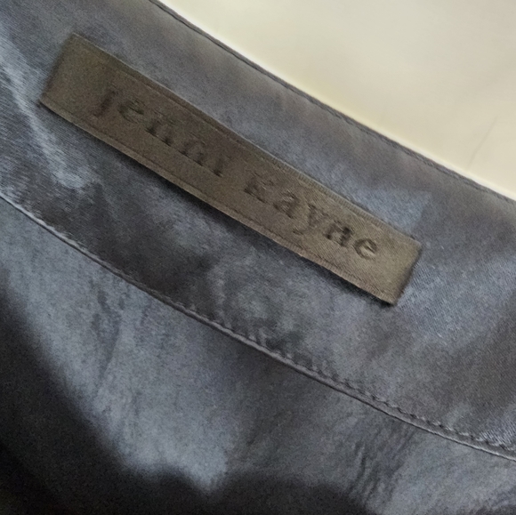 Jenni Kayne Satin Slip Dress Blue Maxi Long Size Small - Picture 3 of 7